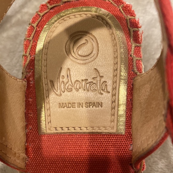 Red Wedge Espadrille Sandal - Picture 4 of 5